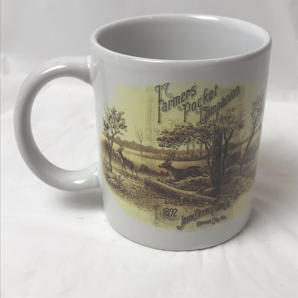 John Deere Deer Scenic Woodland Coffee Mug